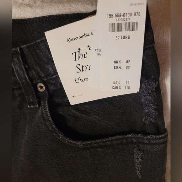 Abercrombie and Fitch Size 37 waist 24 long - Picture 4 of 6